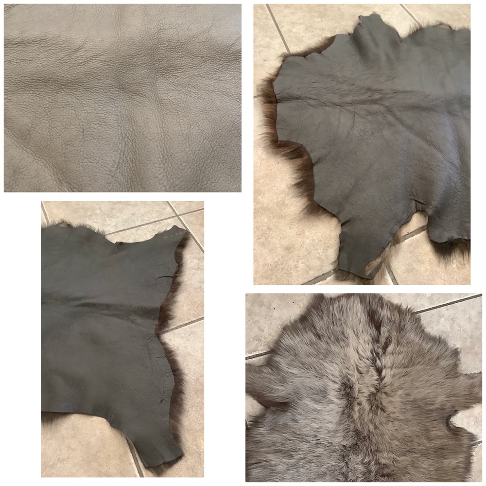 STUNNING Fur Accent Rug - Picture 4 of 5